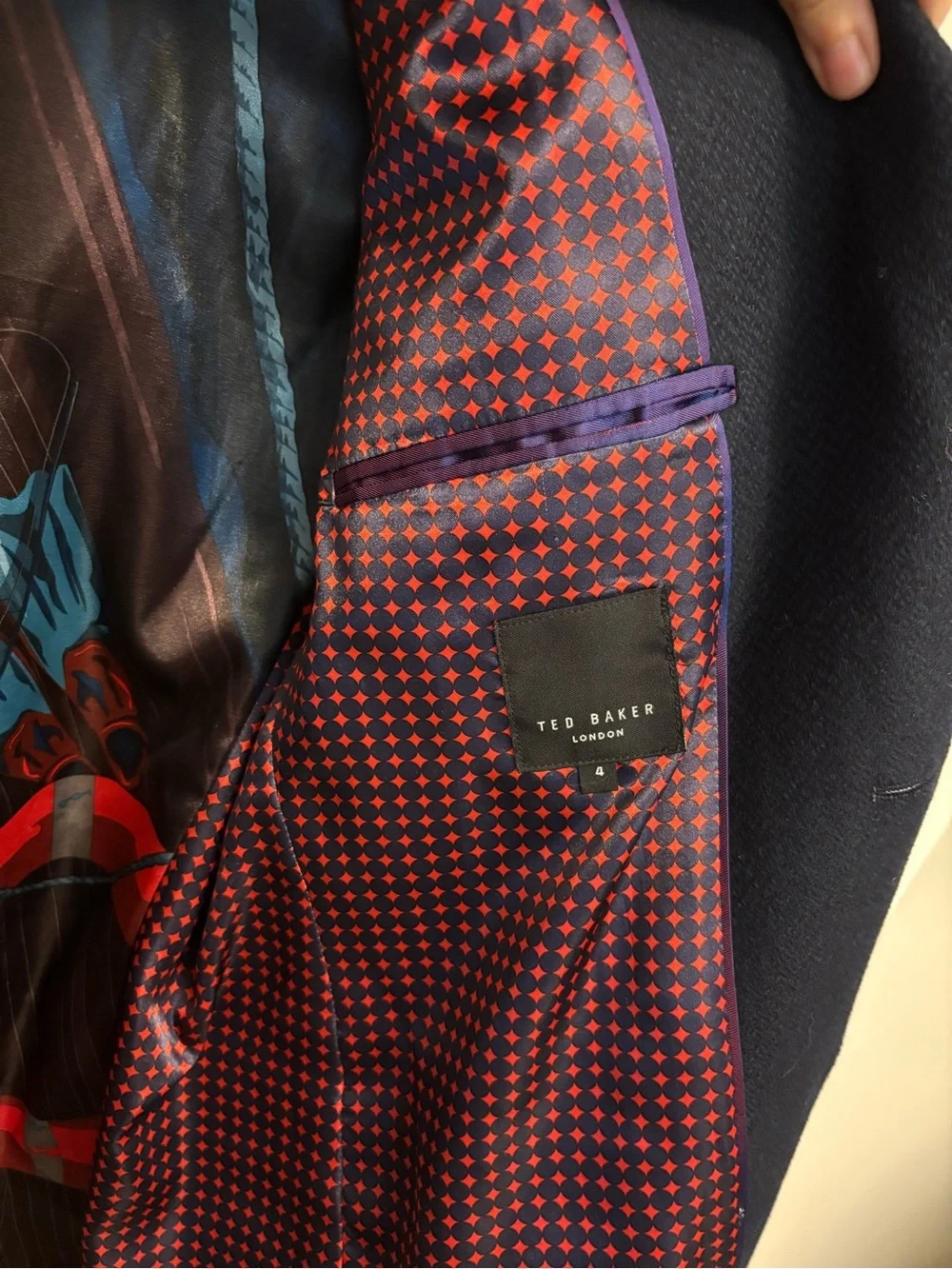 Ted Baker Men's Navy Blazer
